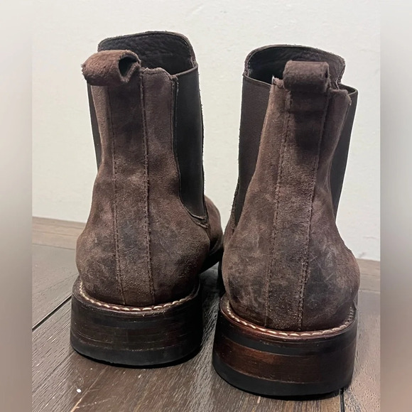 Thursday Boot Company Chocolate Suede Duke Chelsea Boots Mens size 10.5 - Picture 7 of 10